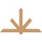 Ekena Millwork Kennewick Timber Gable Bracket, Western Red Cedar, 72"W x 42"H x 5 1/2"D x 5 1/2"F, 14/12 Pitch GBW072X42X0606KEN00SWR - alternate 1